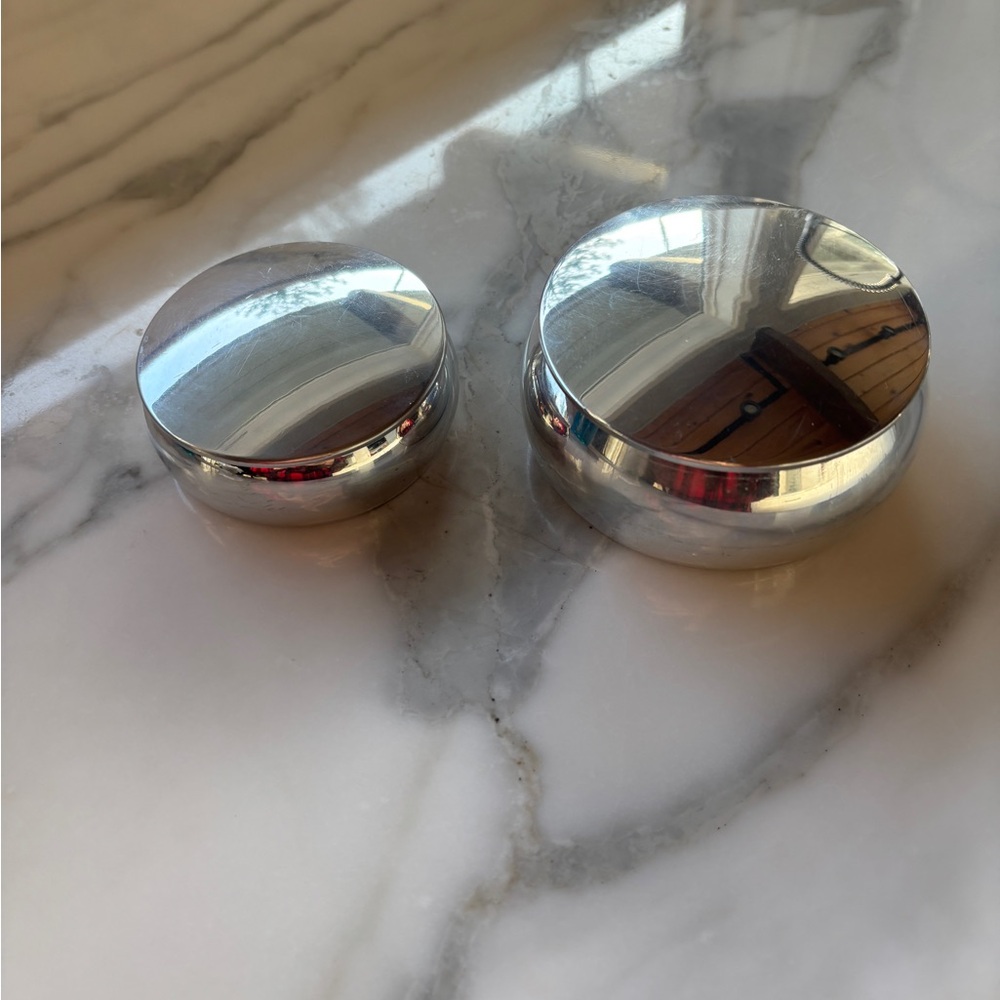 Nambe Polished Silver Containers